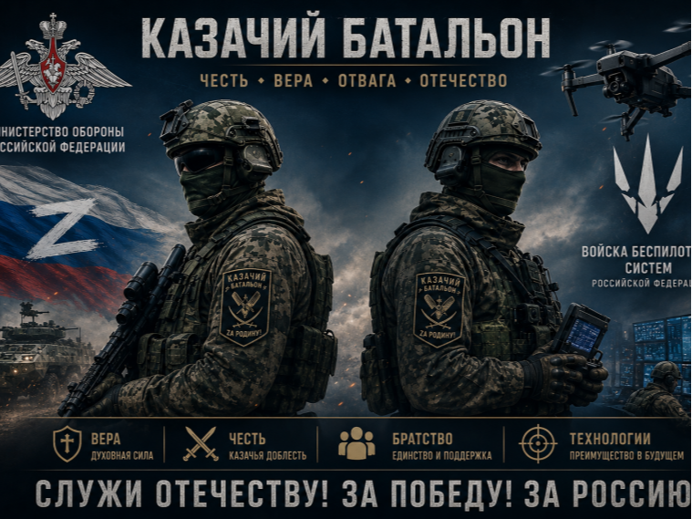 Казачий батальон «Покров»: служим Отечеству!.